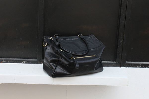 DEEPKEE original nubuck handmade full-grain genuine leather cowhide bag Crystal Vegetable Tanned Cowhide Pandora Box Biker Bag KM-23713