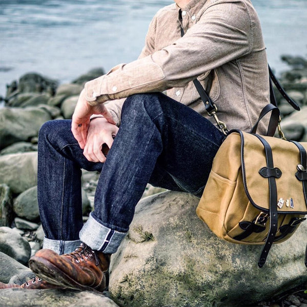 DEEPKEE original nubuck handmade full-grain genuine leather cowhide bag Portable Cycling Messenger Bags #70232