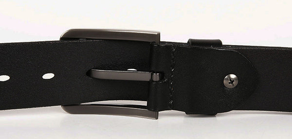 DEEPKEE original nubuck handmade full-grain genuine leather cowhide bag Navel nailhead vegetable tanned cowhide belt #211224