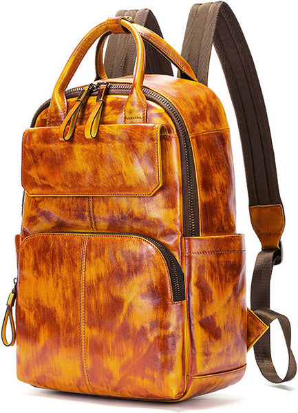 DEEPKEE original nubuck handmade full-grain genuine leather cowhide bag DEEPKEE HANDMADE Leather Business Shoulder Bag #816