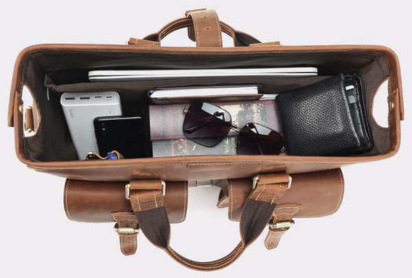 DEEPKEE original nubuck handmade full-grain genuine leather cowhide bag TOP GRAIN LEATHER BRIEFCASE BAG #3133