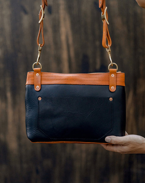 DEEPKEE original nubuck handmade full-grain genuine leather cowhide bag Vegetable Tanned Leather Unisex Satchel Bag #674