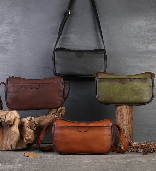 DEEPKEE original nubuck handmade full-grain genuine leather cowhide bag Unisex Leather Boston Bag No.9096