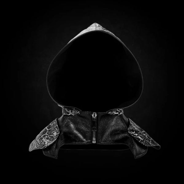DEEPKEE original nubuck handmade full-grain genuine leather cowhide bag THE NETHERWORLD ASSASSIN COWL #FHT030