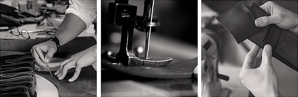 DEEPKEE original nubuck handmade full-grain genuine leather cowhide bag DEEPKEE Handmade Leather Trifold Key Wallet #KZ230