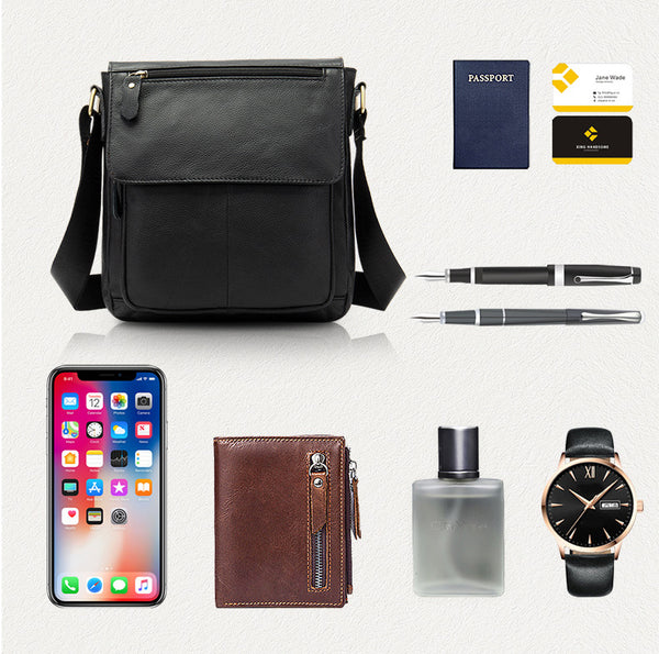 DEEPKEE original nubuck handmade full-grain genuine leather cowhide bag DEEPKEE handmade leather satchel #819