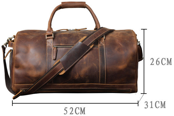 DEEPKEE original nubuck handmade full-grain genuine leather cowhide bag 1234567890