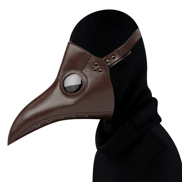 DEEPKEE original nubuck handmade full-grain genuine leather cowhide bag Deepkee Leather Plague Doctor Basis Mask #HG065