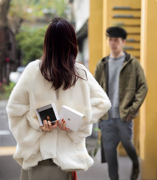 DEEPKEE original nubuck handmade full-grain genuine leather cowhide bag DIY Leather Wallet - Handmade Material Kit No.DC005