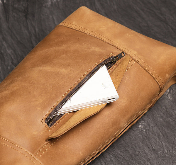 DEEPKEE original nubuck handmade full-grain genuine leather cowhide bag San Francisco 49ers Mountaineering bag No.30149