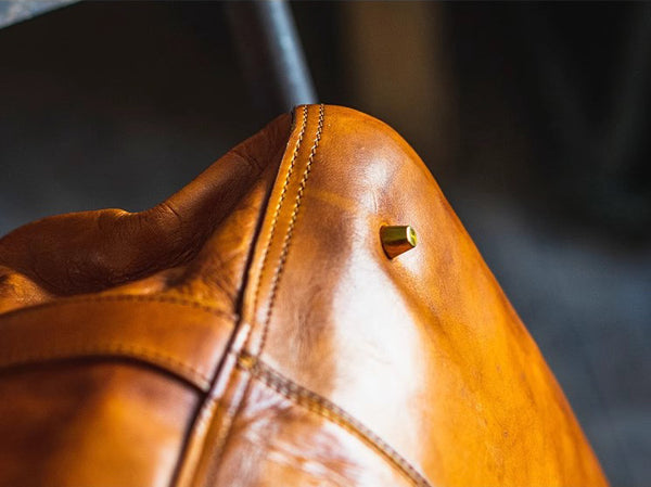 DEEPKEE original nubuck handmade full-grain genuine leather cowhide bag Weekender Bag LB6759