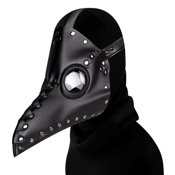 DEEPKEE original nubuck handmade full-grain genuine leather cowhide bag Deepkee Steampunk Medieval Plague Beak Mask #HG65005