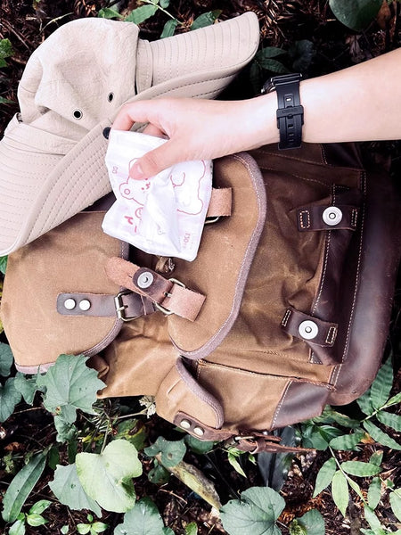 DEEPKEE original nubuck handmade full-grain genuine leather cowhide bag Canvas Spliced Leather Mountaineering Backapck #9508