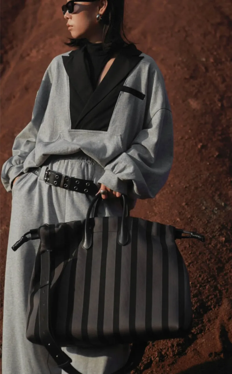 DEEPKEE original nubuck handmade full-grain genuine leather cowhide bag 托特包購物袋 187號