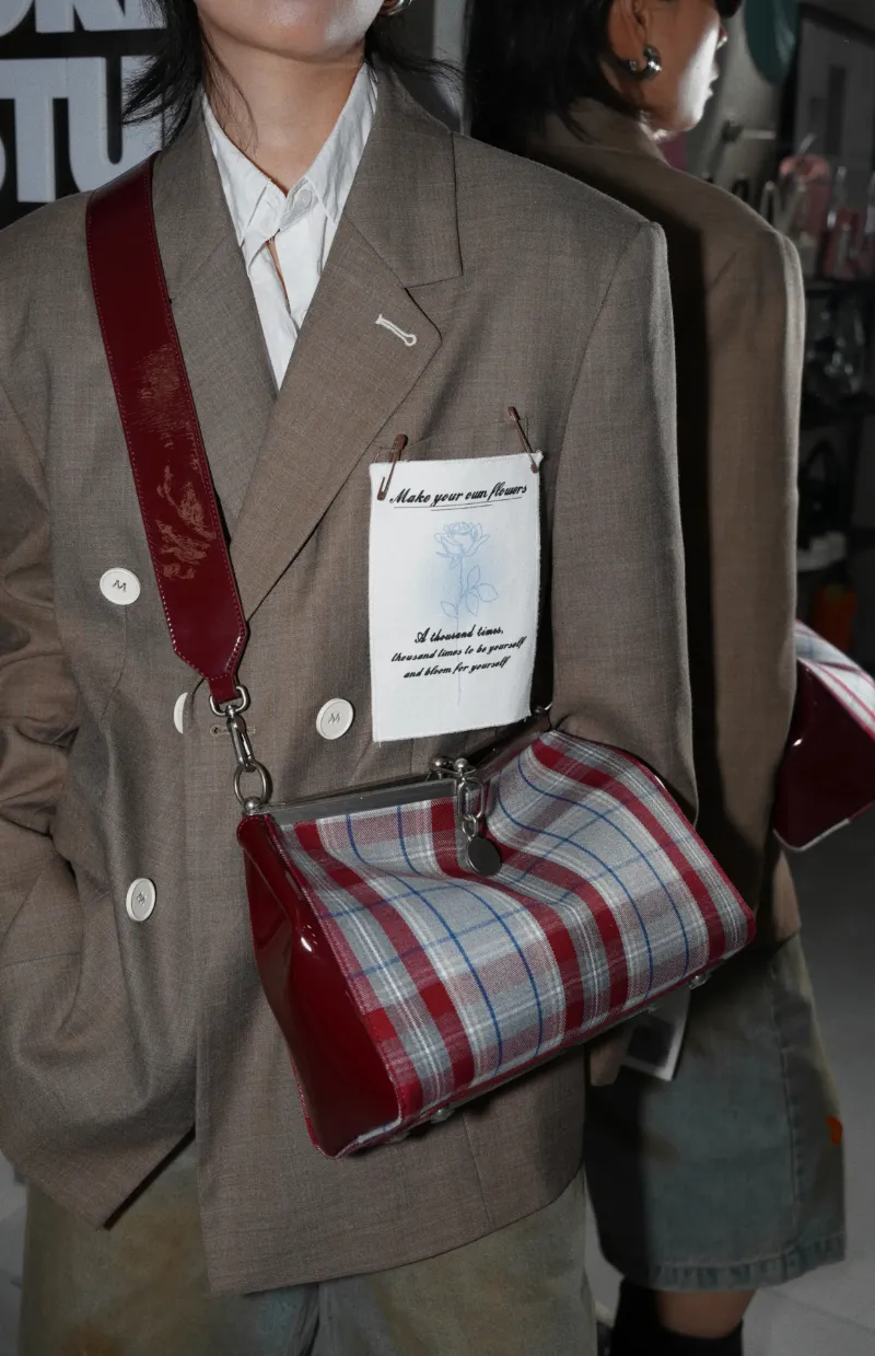 DEEPKEE original nubuck handmade full-grain genuine leather cowhide bag Kod wap 356號