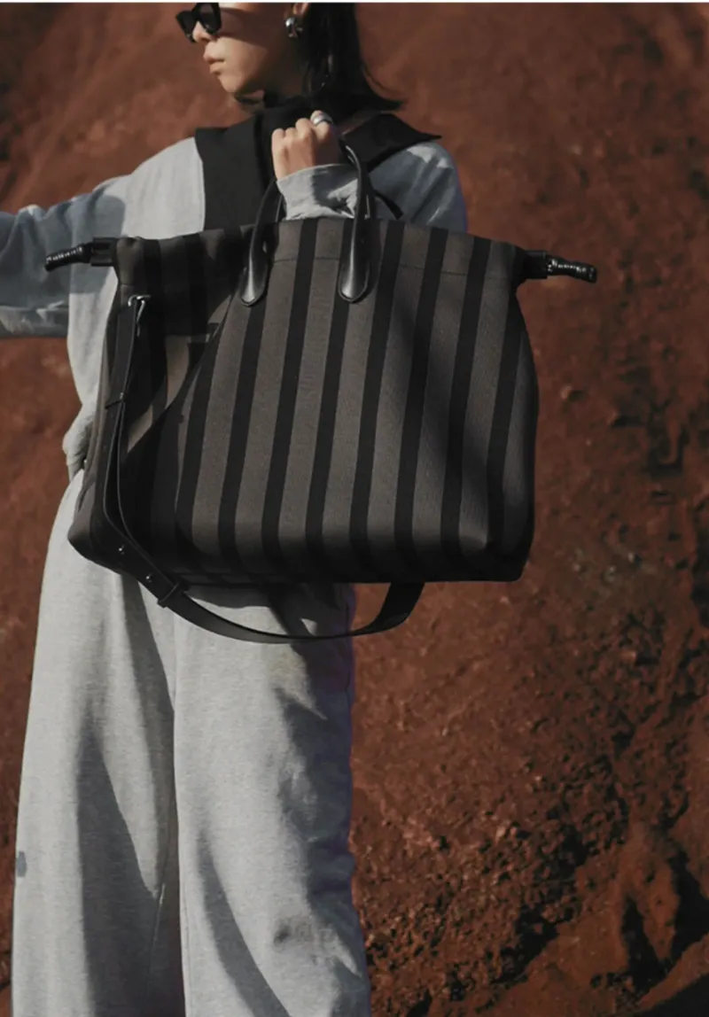 DEEPKEE original nubuck handmade full-grain genuine leather cowhide bag 托特包購物袋 187號