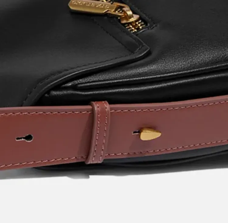 DEEPKEE original nubuck handmade full-grain genuine leather cowhide bag 軟皮真皮斜背包A21號