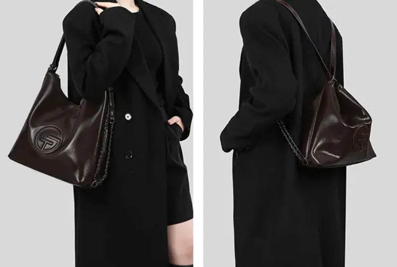 DEEPKEE original nubuck handmade full-grain genuine leather cowhide bag 軟牛皮鬆弛感雙肩包A242號