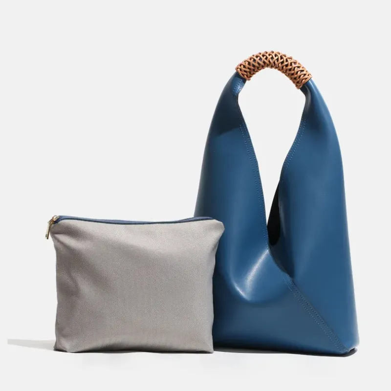 DEEPKEE original nubuck handmade full-grain genuine leather cowhide bag hobo真皮 2052號