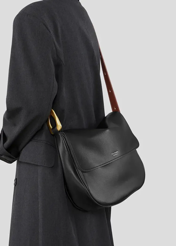 DEEPKEE original nubuck handmade full-grain genuine leather cowhide bag 軟皮真皮斜背包A21號