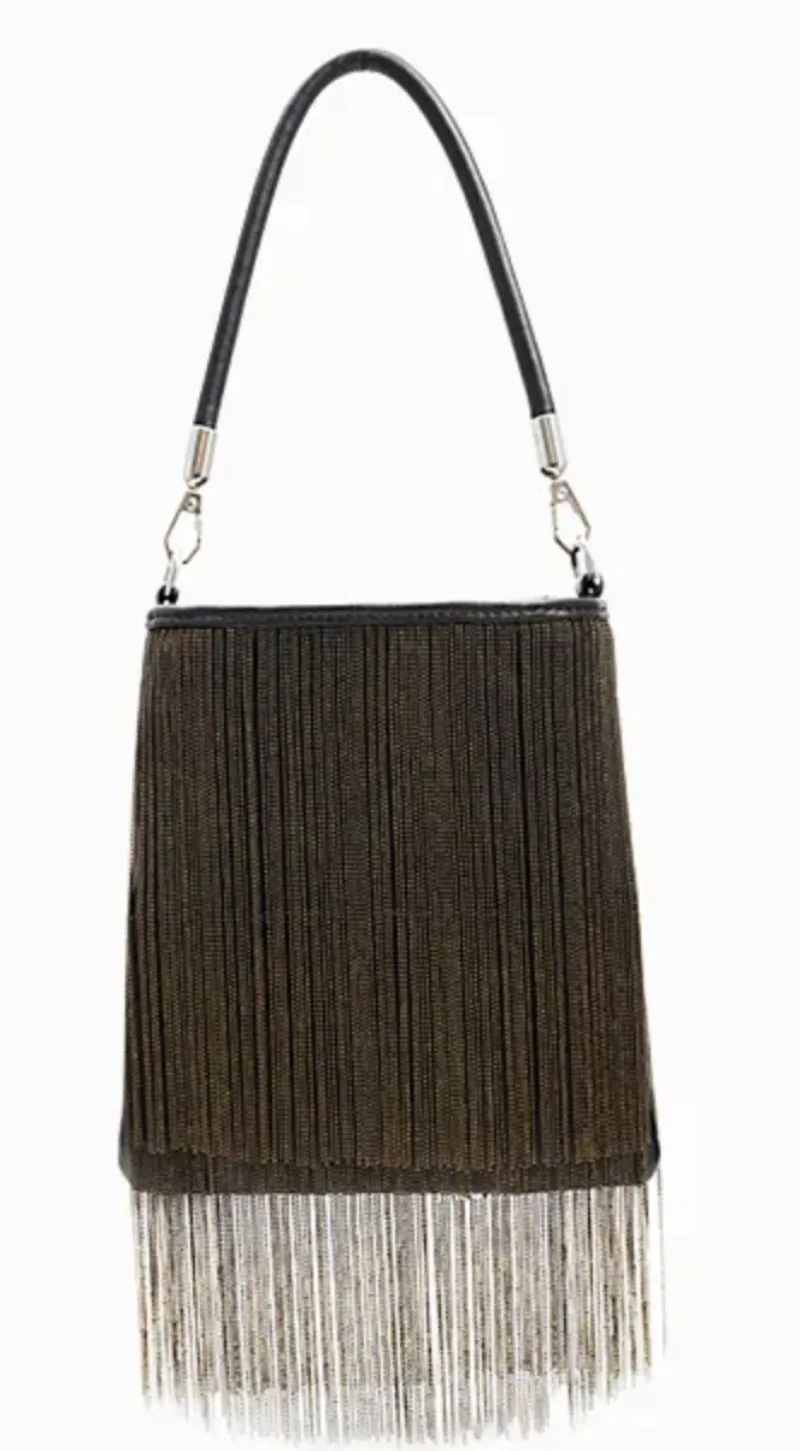 DEEPKEE original nubuck handmade full-grain genuine leather cowhide bag 流蘇手機包 02號