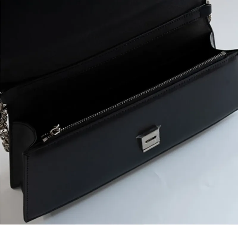 DEEPKEE original nubuck handmade full-grain genuine leather cowhide bag高級質感鏈條包 283號