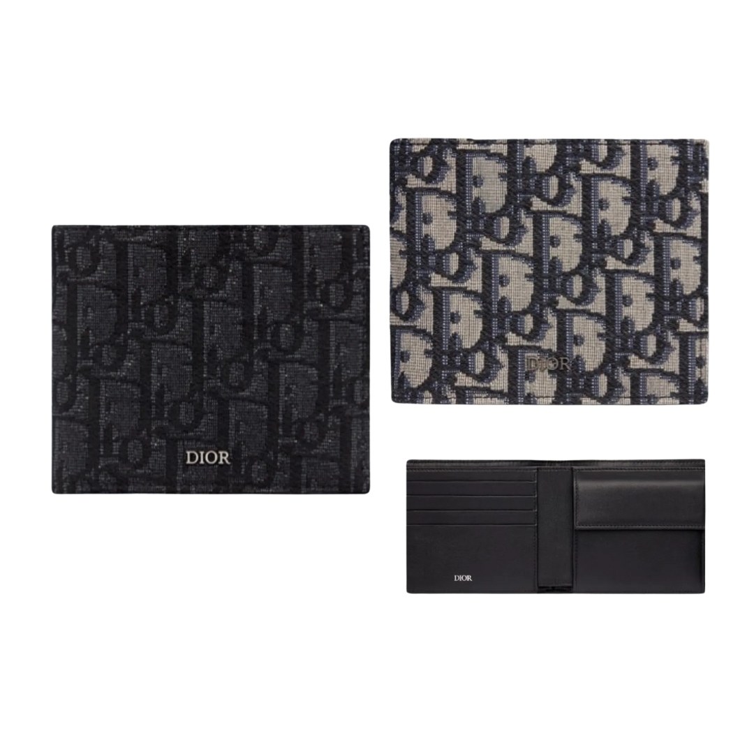 【Dior】コインケース付き 2つ折りウォレット ミニ財布