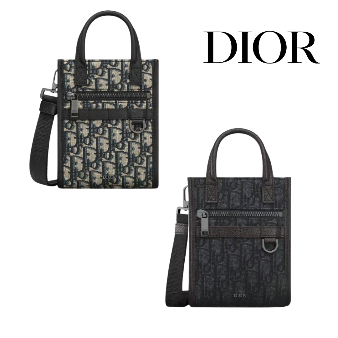 【男女OK★実用的】DIOR SAFARI ノースサウス ミニトートバッグ