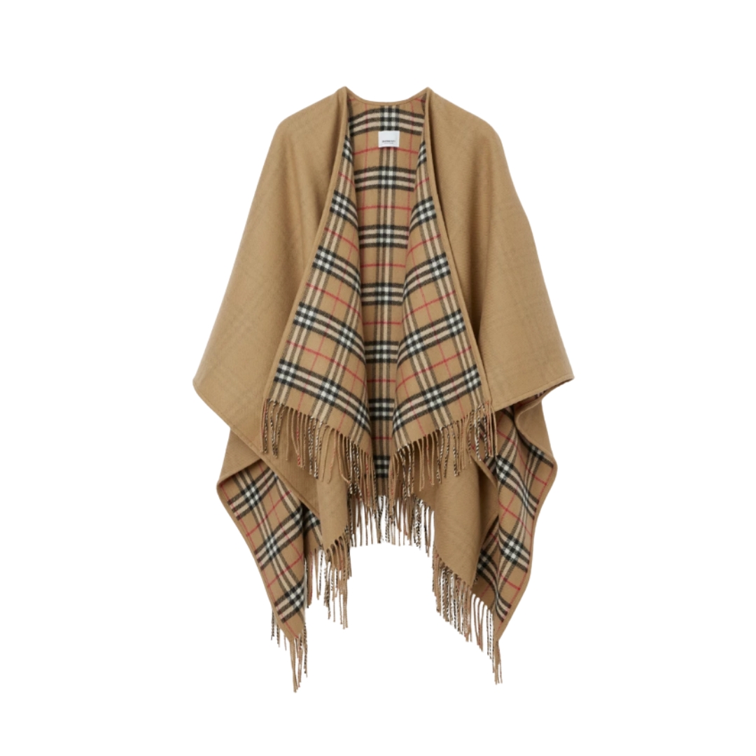 【BURBERRY旗艦店】バーバリー マント ショール ご好評に付き再入荷！