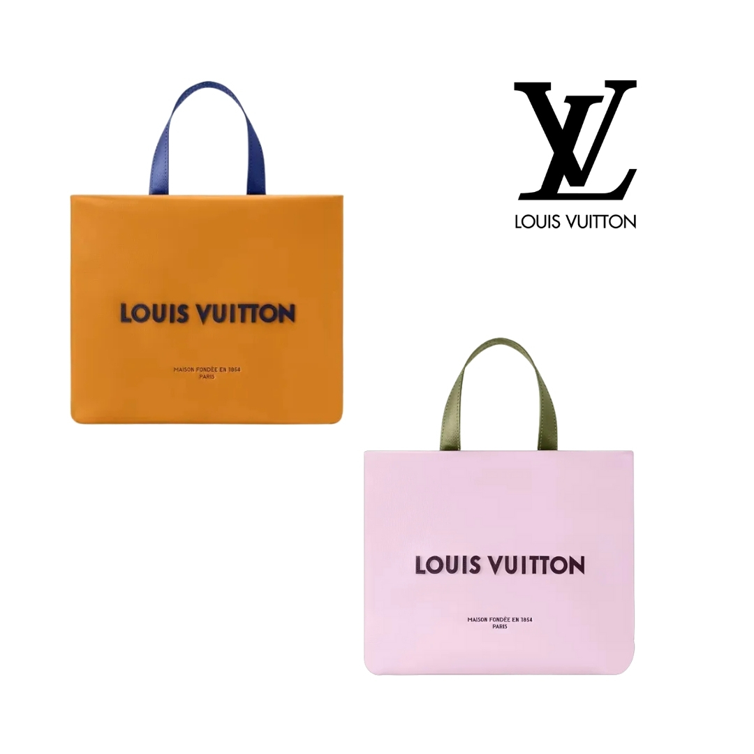 【鮮やかカラーが目を惹く♪】LV × ミニショッパーバッグ M15238