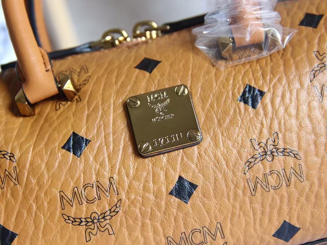 【MCM】Essential Visetos Origina ミニボストンバッグ 18.5*10.8CM