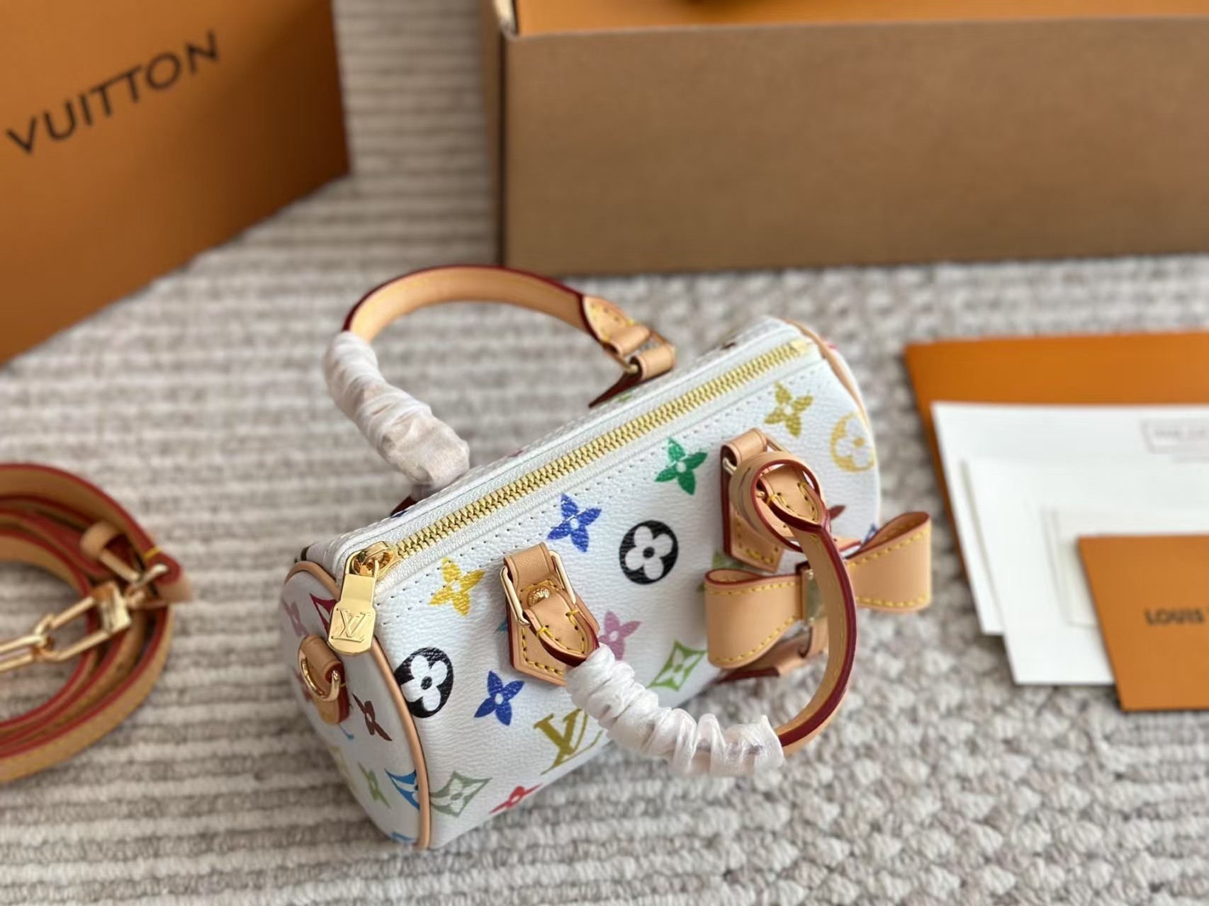 【LOUIS VUITTON】ルイ・ヴィトン★LV x TM NANO SPEEDY 16*10*7.5cm