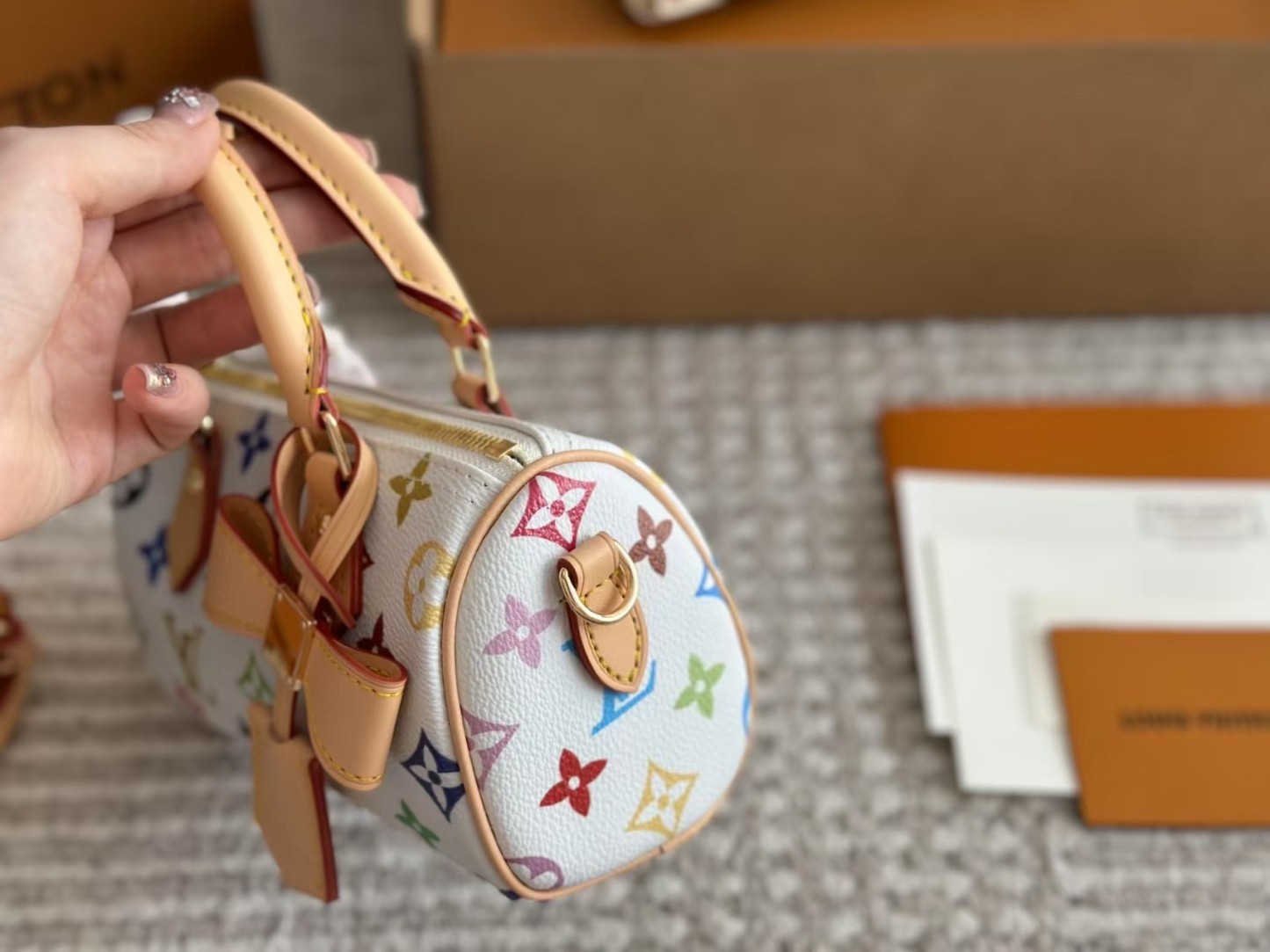 【LOUIS VUITTON】ルイ・ヴィトン★LV x TM NANO SPEEDY 16*10*7.5cm