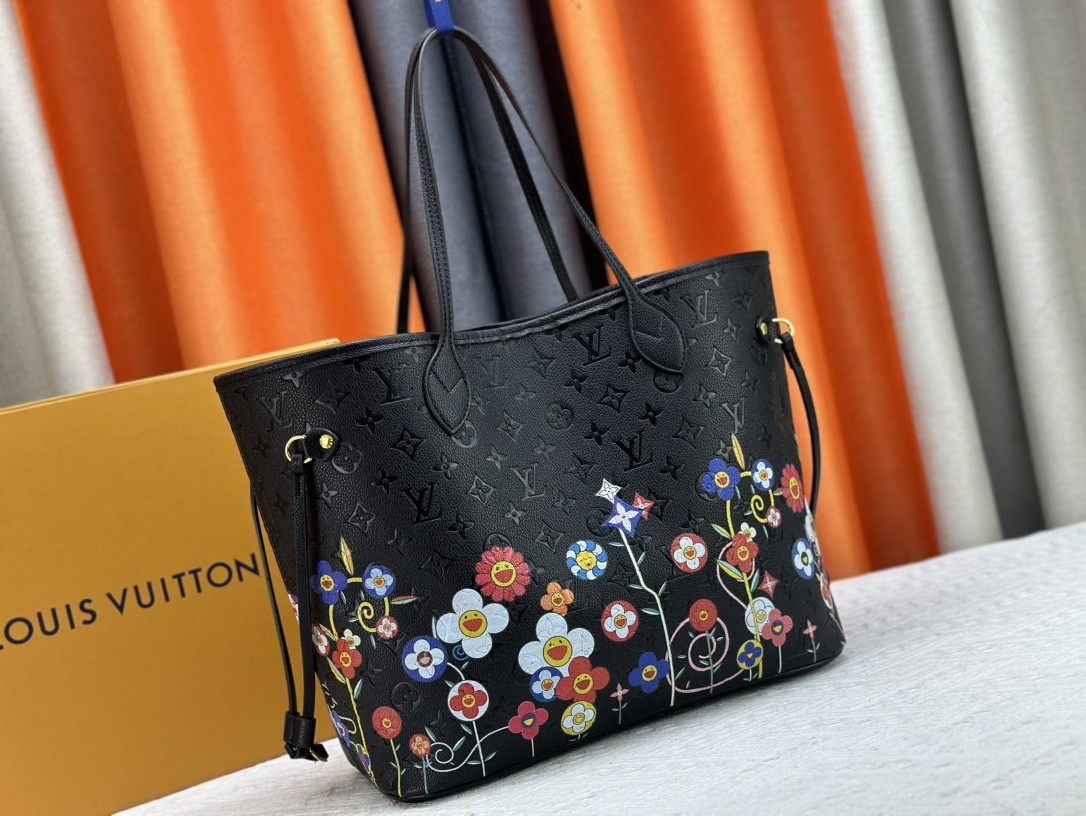 LOUIS VUITTON ルイヴィトン M13675 LV x TM NEVERFULL ハンドバッグ