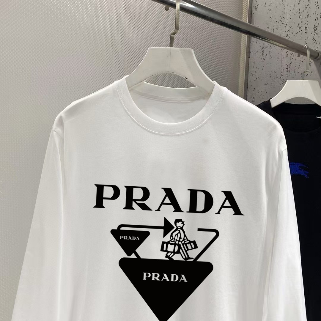 【Prada旗艦店】( プラダ ) 長袖 男女兼用 ご好評に付き再入荷！