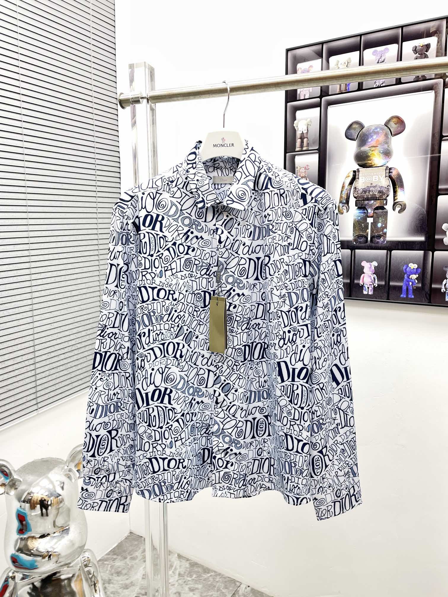 【 Dior 旗艦店】長袖シャツ、ご好評に付き再入荷【男女兼用】