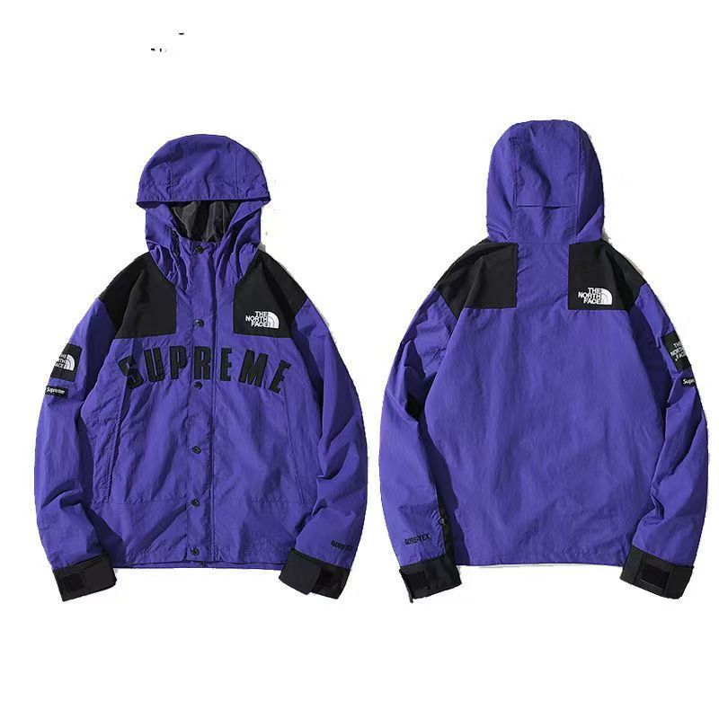 SUPREME×THE NORTH FACE MOUNTAIN PARKA 19SS 男女兼用 ジャケット BLACK YELLOW PUR