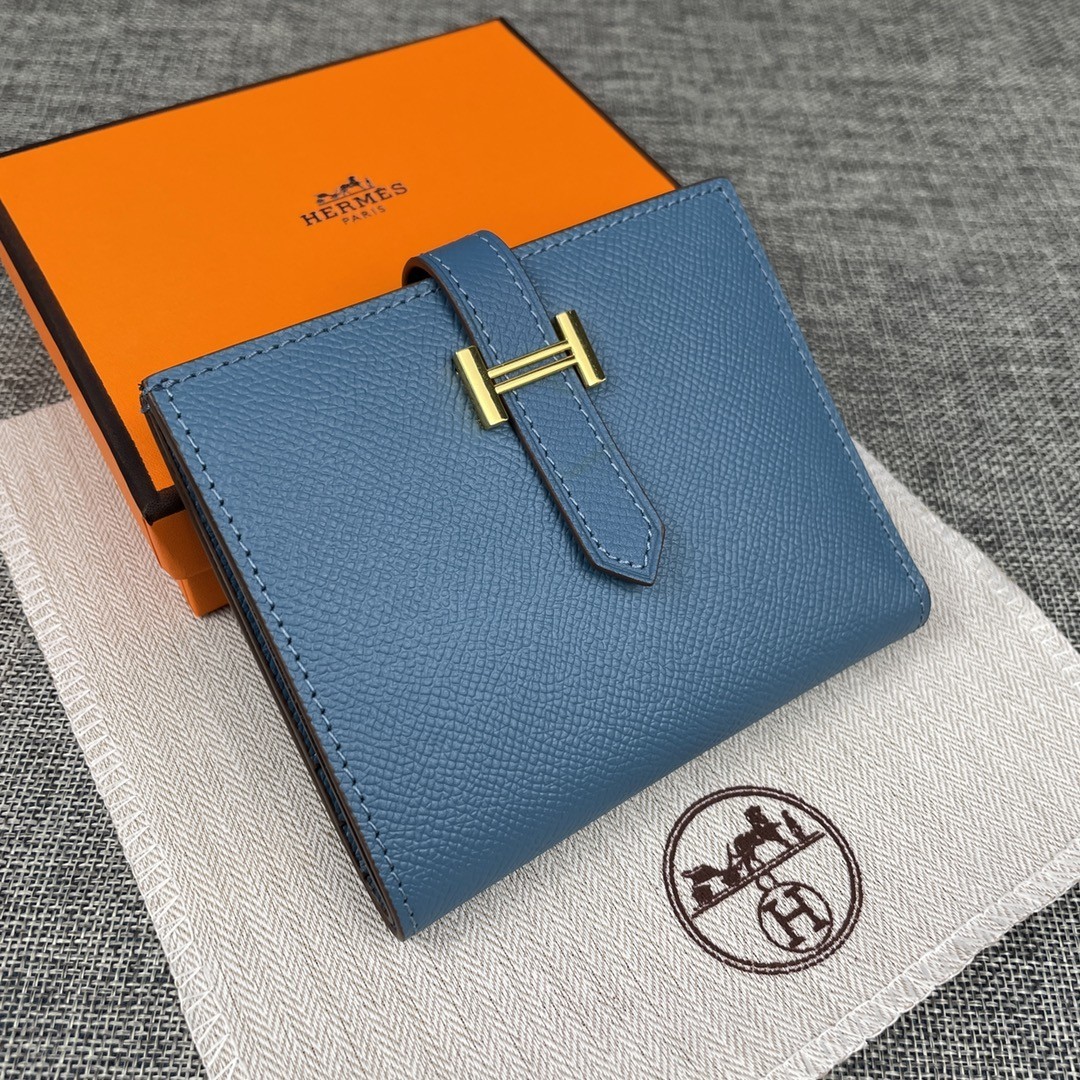 【HERMES旗艦店】エルメス 財布 ゴールド シルバー 12カラー