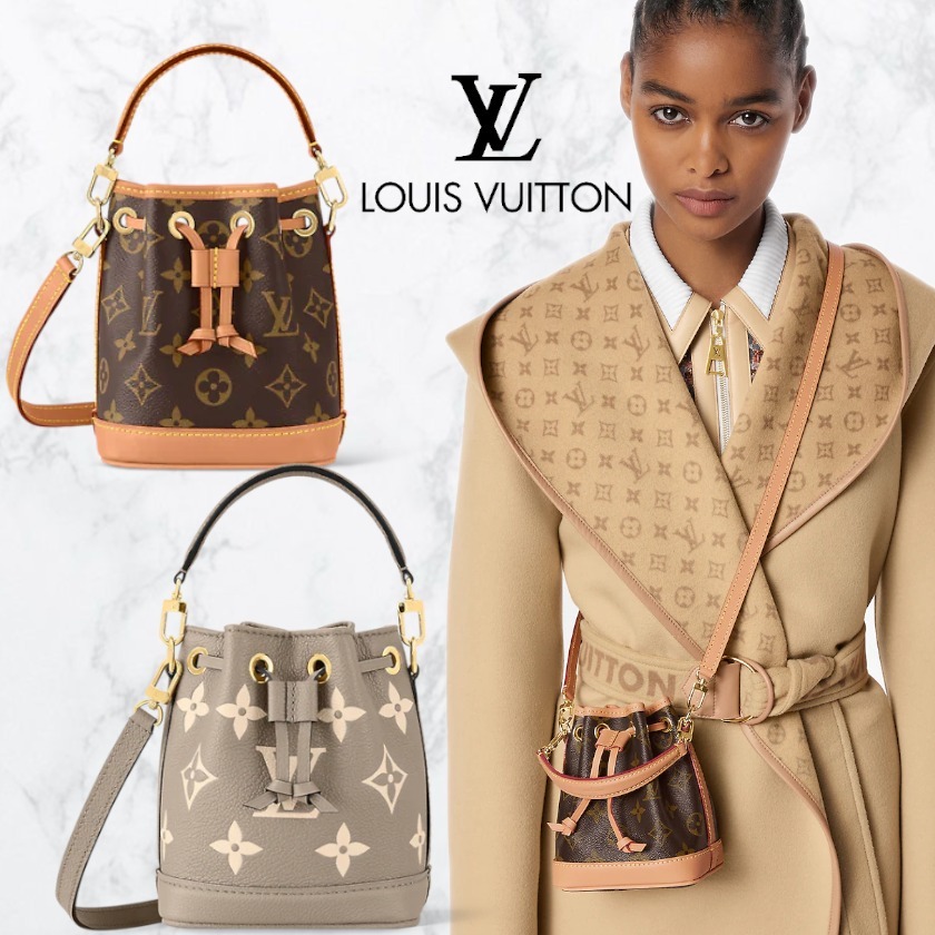 【ルイ ヴィトン】ナノ・ノエ ２WAY モノグラム 上品 鞄