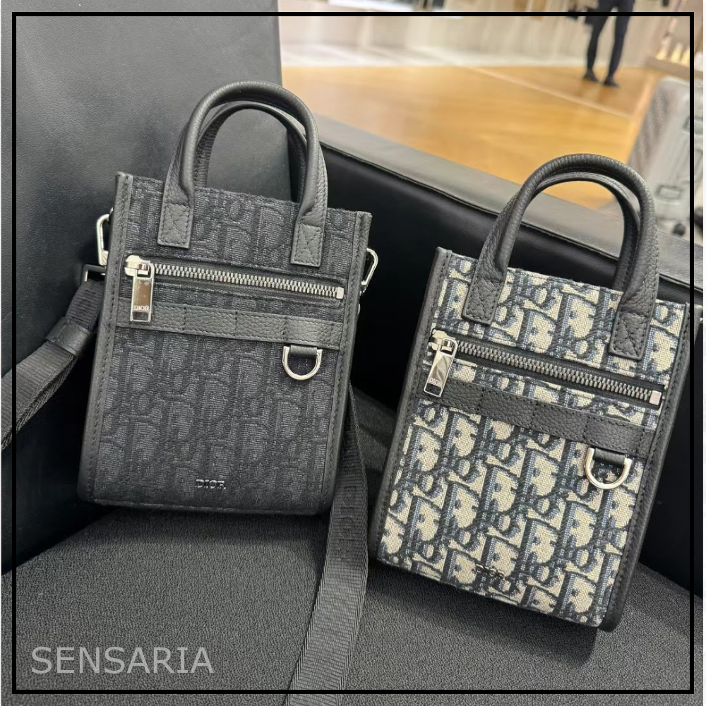 【男女OK★実用的】DIOR SAFARI ノースサウス ミニトートバッグ