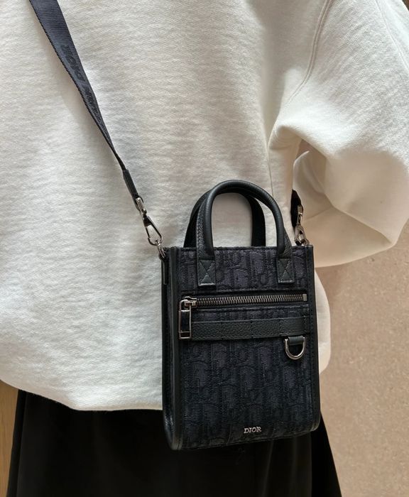 【男女OK★実用的】DIOR SAFARI ノースサウス ミニトートバッグ