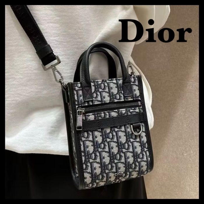 【男女OK★実用的】DIOR SAFARI ノースサウス ミニトートバッグ