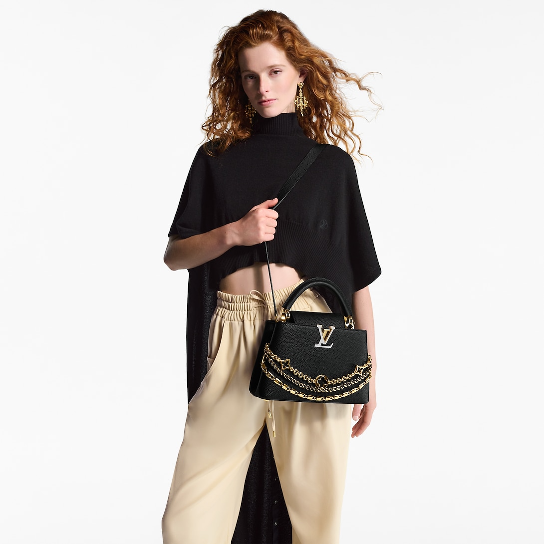 LOUIS VUITTON ルイヴィトン M12345 CAPUCINES BB ハンドバッグ