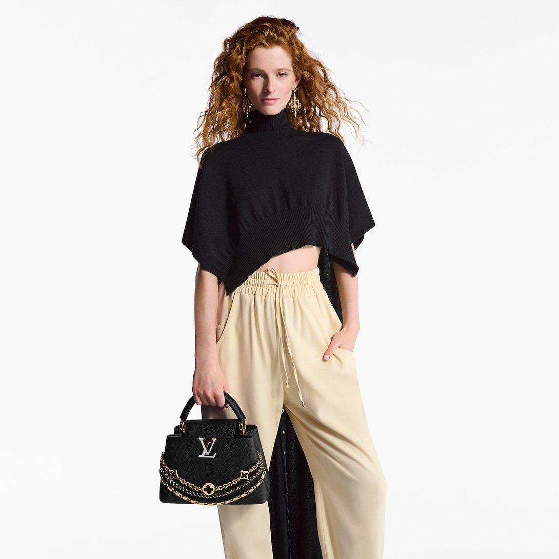 LOUIS VUITTON ルイヴィトン M12345 CAPUCINES BB ハンドバッグ