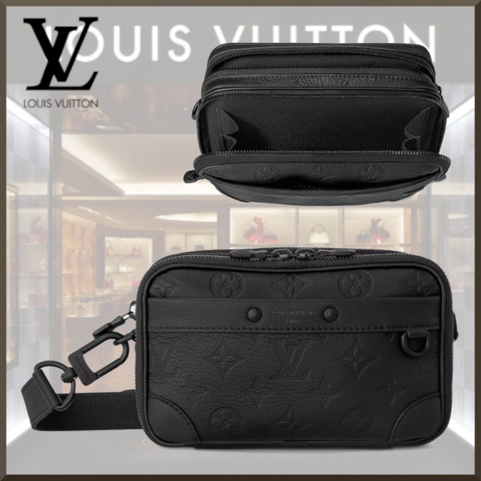 【上質なお洒落】LOUIS VUITTON ナノ アルファ ショルダーバッグ M82544
