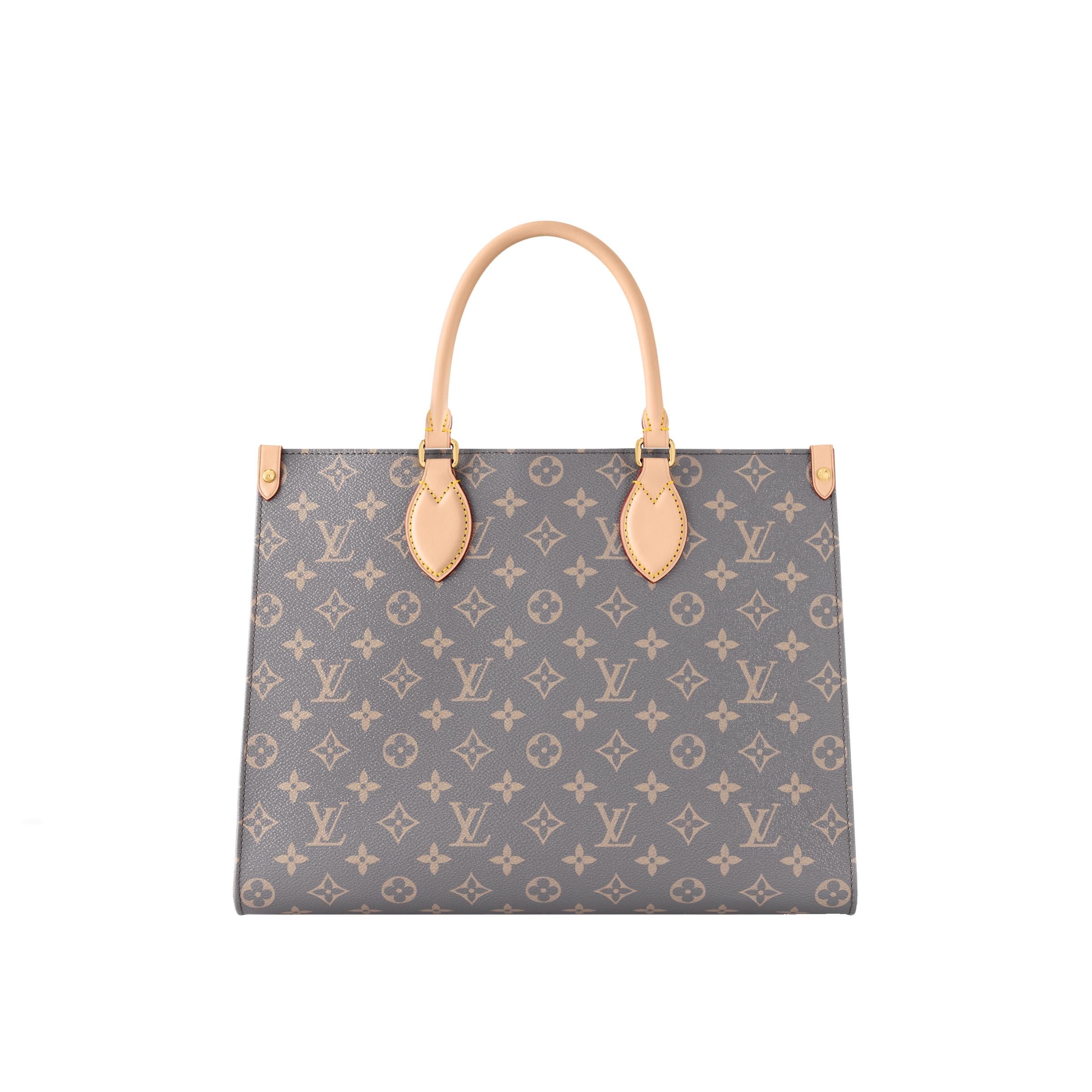 グレー色がお洒落♪ 【Louis Vuitton】オンザゴーMMトートバッグ M12415