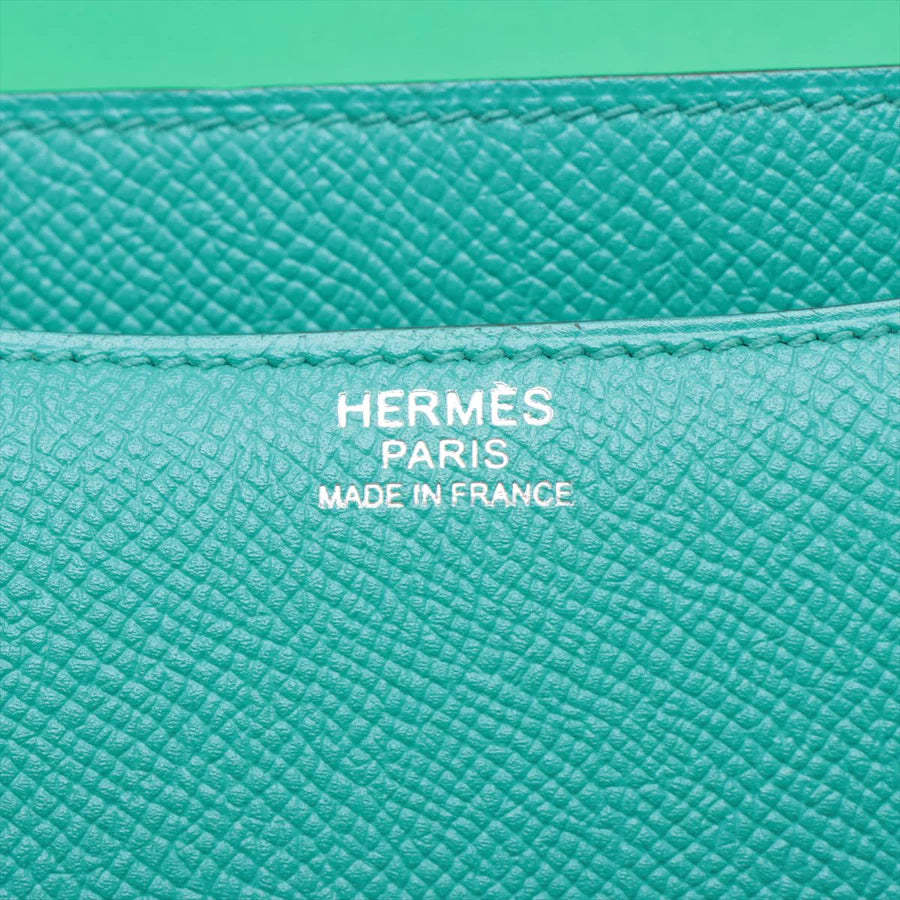 エルメス コンスタンス3 24 ヴェルソ ヴォーエプソン ミント シルバー金具
