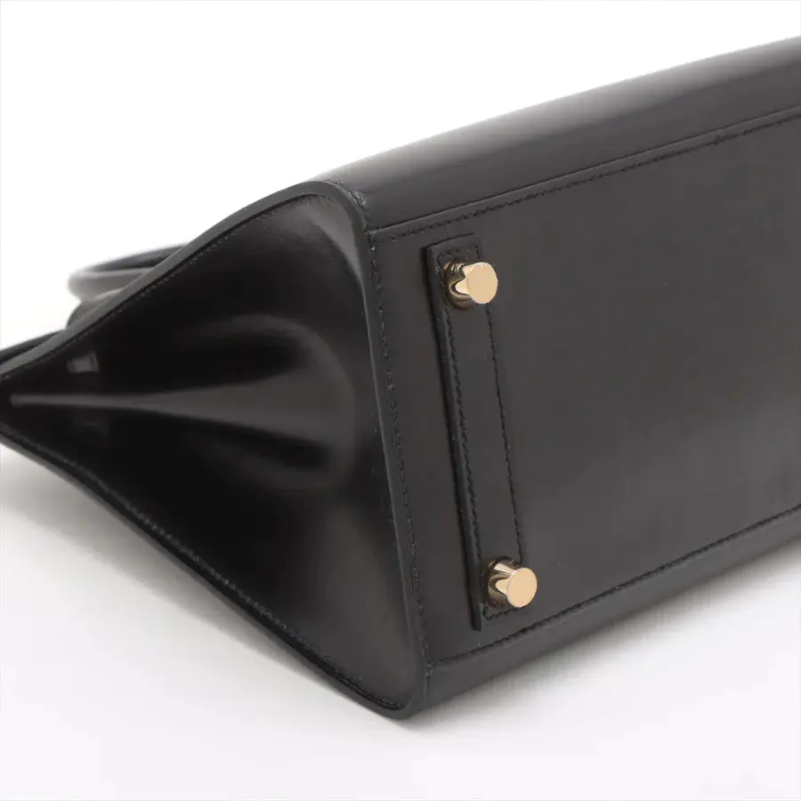 HERMES エルメス バーキン25 セリエ ヴォ―タデラクト ブラック ゴールド金具