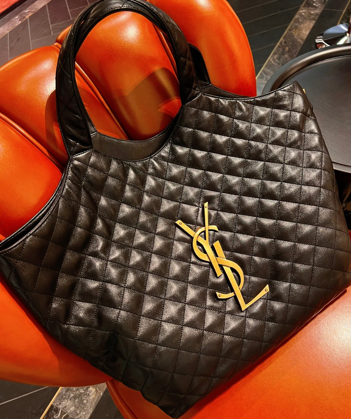 🔥50%OFF🔥ysl新しい黒のショッピングバッグ爆発的なトートバッグ【送料無料】