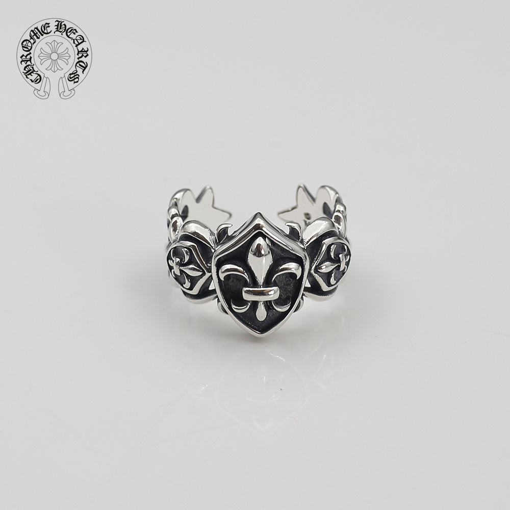 【Chrome Hearts】 男性と女性のためのクロエハートファッションパーソナリティリング